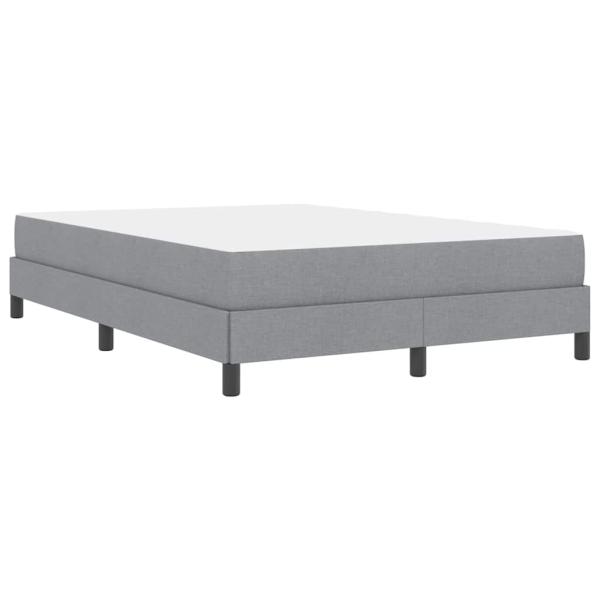 Boxspringbett Sonstiges Hellgrau 140 x 200 cm Stoff