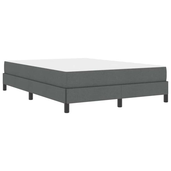 Boxspringbett Sonstiges Dunkelgrau 140 x 200 cm Stoff