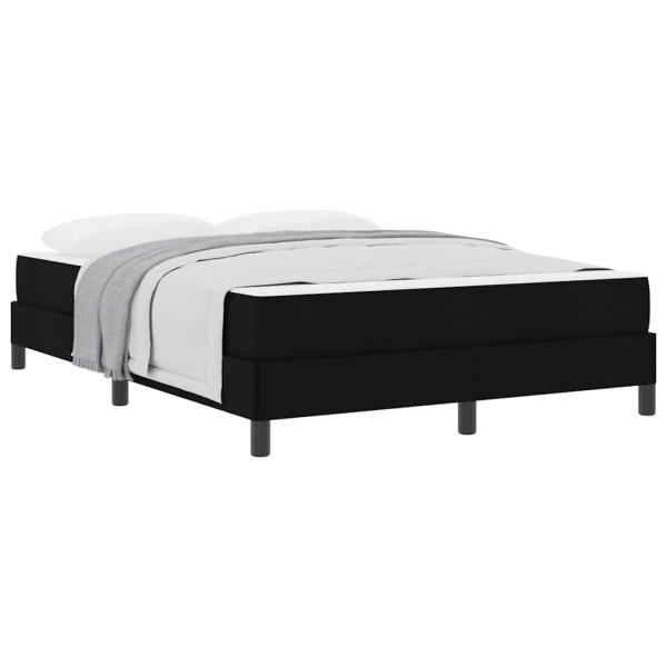 Boxspringbett Sonstiges Schwarz 140 x 200 cm Stoff