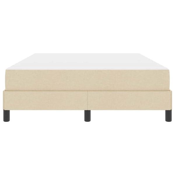 Boxspringbett Sonstiges Creme 140 x 200 cm Stoff