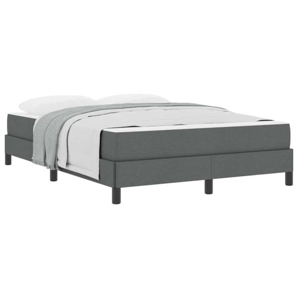 Boxspringbett Sonstiges Dunkelgrau 160 x 200 cm Stoff