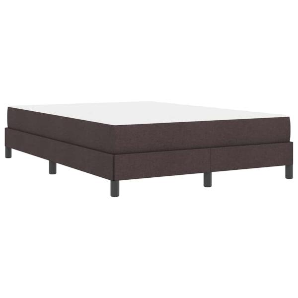 Boxspringbett Sonstiges Dunkelbraun 160 x 200 cm Stoff