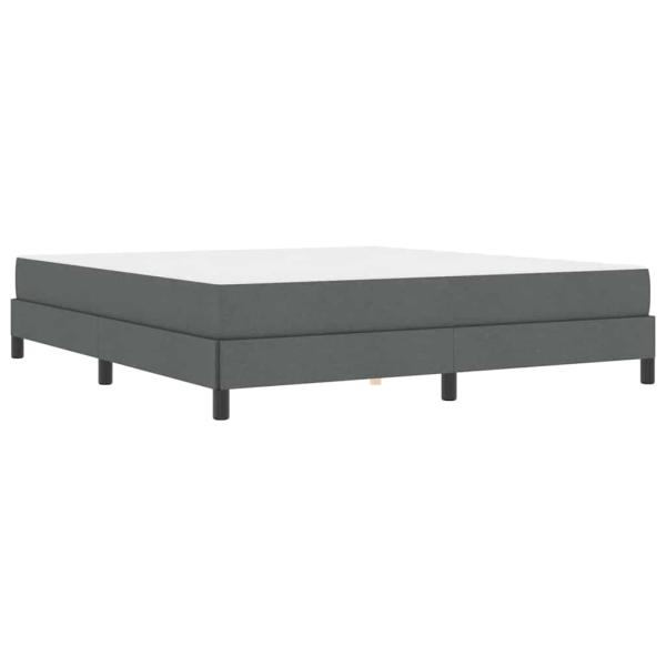 Boxspringbett Sonstiges Dunkelgrau 180 x 200 cm Stoff