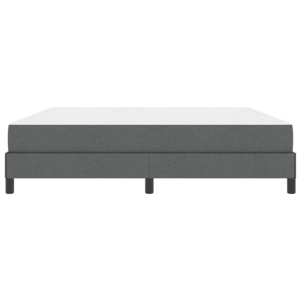 Boxspringbett Sonstiges Dunkelgrau 180 x 200 cm Stoff