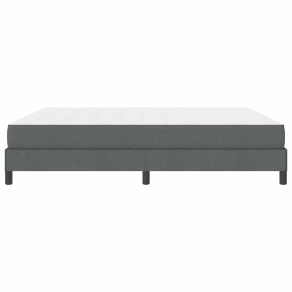 Boxspringbett Sonstiges Dunkelgrau 180 x 200 cm Stoff