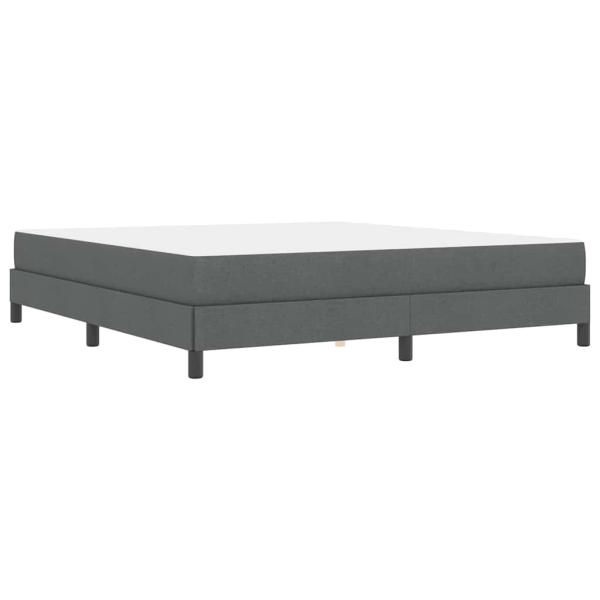 Boxspringbett Sonstiges Dunkelgrau 180 x 200 cm Stoff