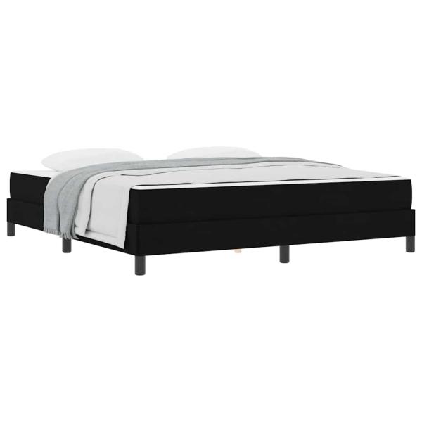 Boxspringbett Sonstiges Schwarz 180 x 200 cm Stoff