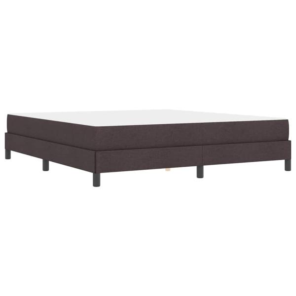 Boxspringbett Sonstiges Dunkelbraun 180 x 200 cm Stoff