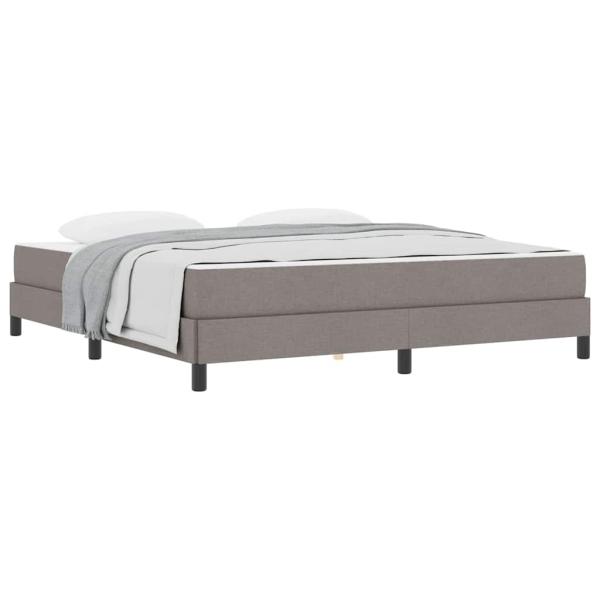 Boxspringbett Sonstiges Taupe 180 x 200 cm Stoff