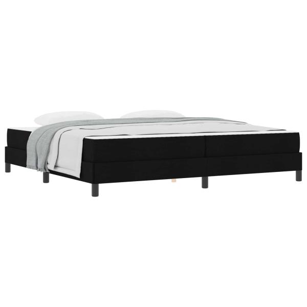 Boxspringbett Sonstiges Schwarz 200 x 200 cm Stoff