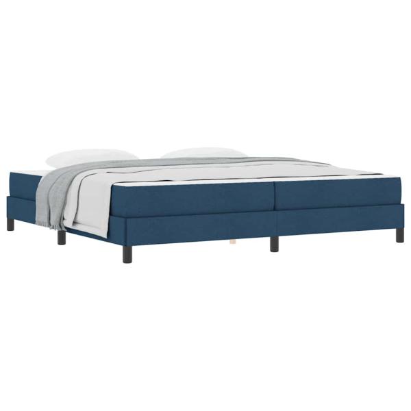 Boxspringbett Sonstiges Blau 200 x 200 cm Stoff