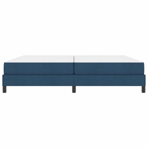 Boxspringbett Sonstiges Blau 200 x 200 cm Stoff