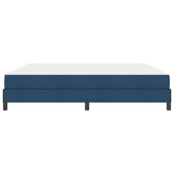 Boxspringbett Sonstiges Blau 200 x 200 cm Stoff