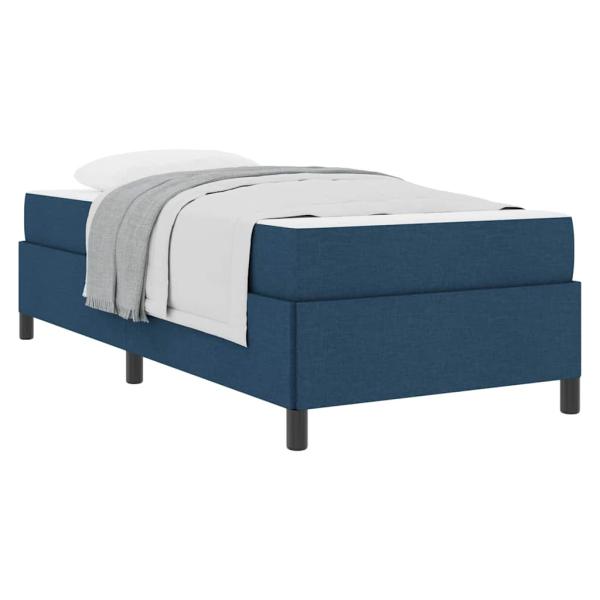 Boxspringbett Hellgrau, Schwarz 80 x 200 cm