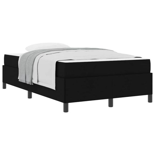 Boxspringbett Schwarz, Schwarz 120 x 190 cm