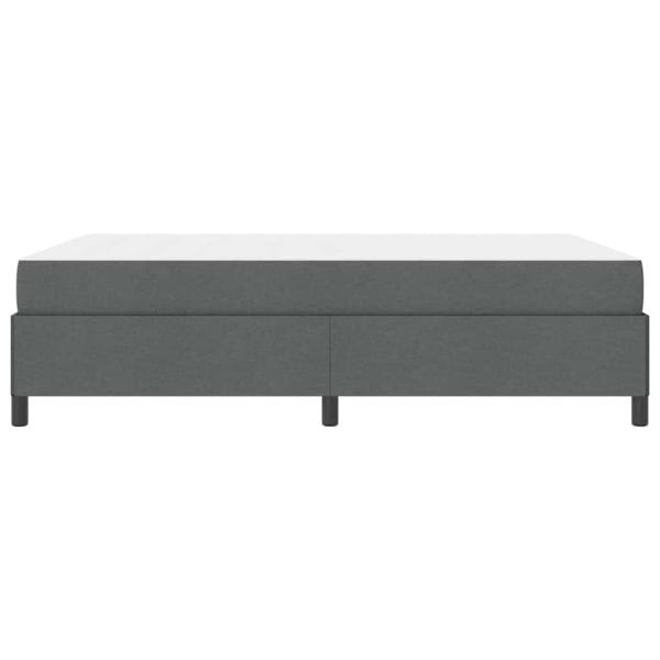 Boxspringbett Dunkelgrau, Schwarz 140 x 200 cm
