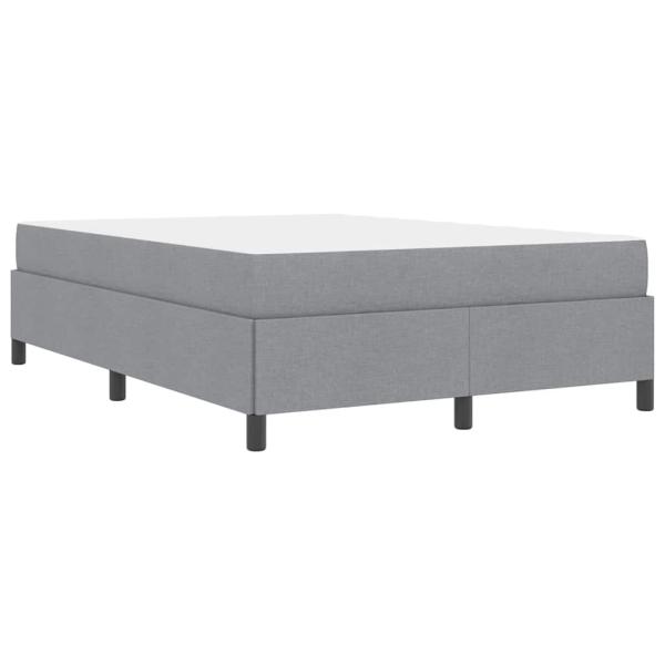 Boxspringbett Hellgrau, Schwarz 160 x 200 cm