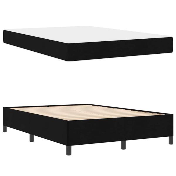 Boxspringbett Schwarz, Schwarz 160 x 200 cm