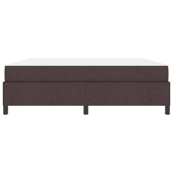 Boxspringbett Braun 180 x 200 cm Stoff, Ingenieurholz