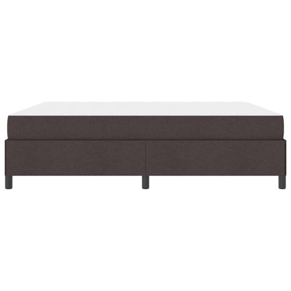 Boxspringbett Braun 180 x 200 cm Stoff, Ingenieurholz