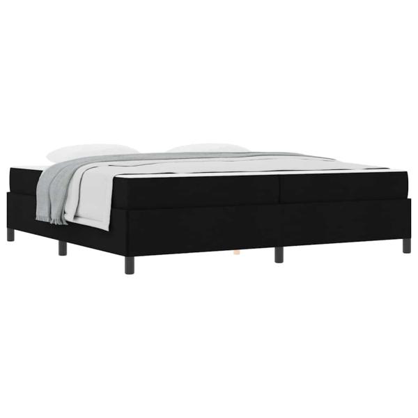 Boxspringbett Schwarz, Schwarz 200 x 200 cm