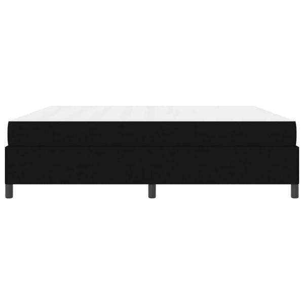 Boxspringbett Schwarz, Schwarz 200 x 200 cm