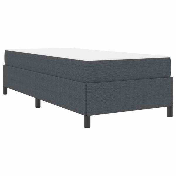 Bettgestell Sonstiges Dunkelgrau 80 x 200 cm Cordstoff