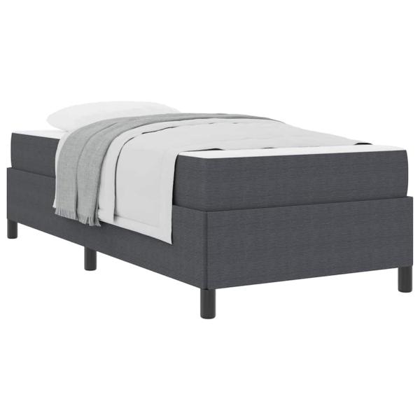 Bettgestell Sonstiges Dunkelgrau 80 x 200 cm Cordstoff