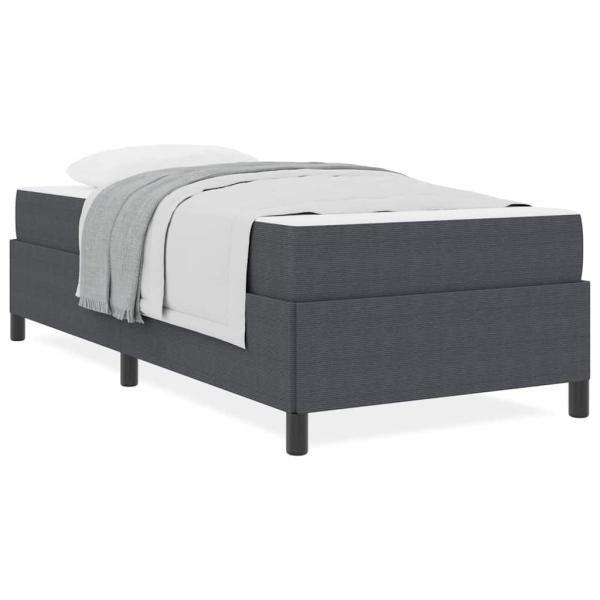 Bettgestell Sonstiges Dunkelgrau 80 x 200 cm Cordstoff
