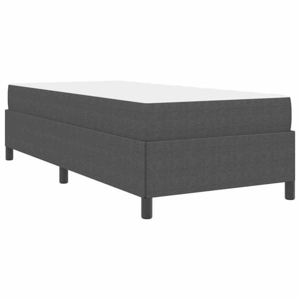 Bettgestell Sonstiges Dunkelgrau 80 x 200 cm Cordstoff