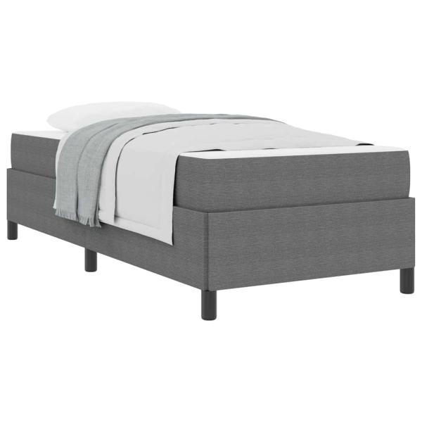 Bettgestell Sonstiges Hellgrau 90 x 190 cm Cordstoff