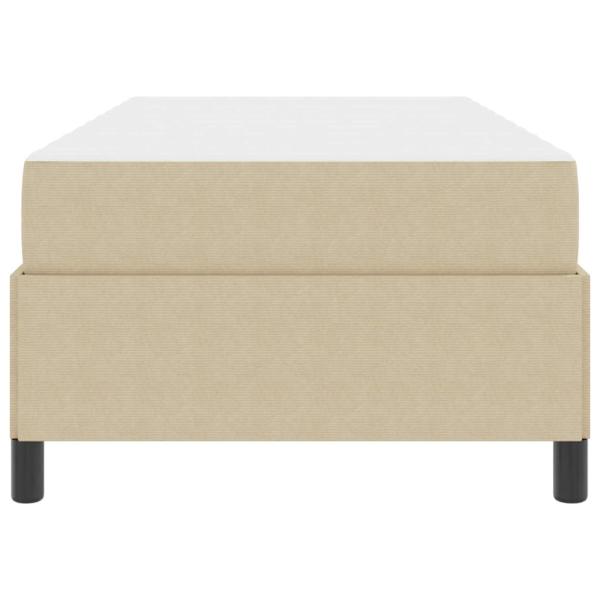 Bettgestell Sonstiges Hellgrün-Grau 90 x 200 cm Cordstoff