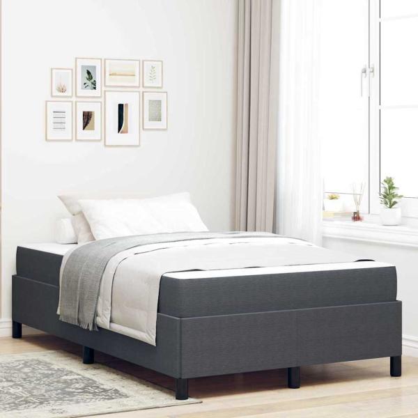 ARDEBO.de - Bettgestell Sonstiges Dunkelgrau 120 x 200 cm Cordstoff