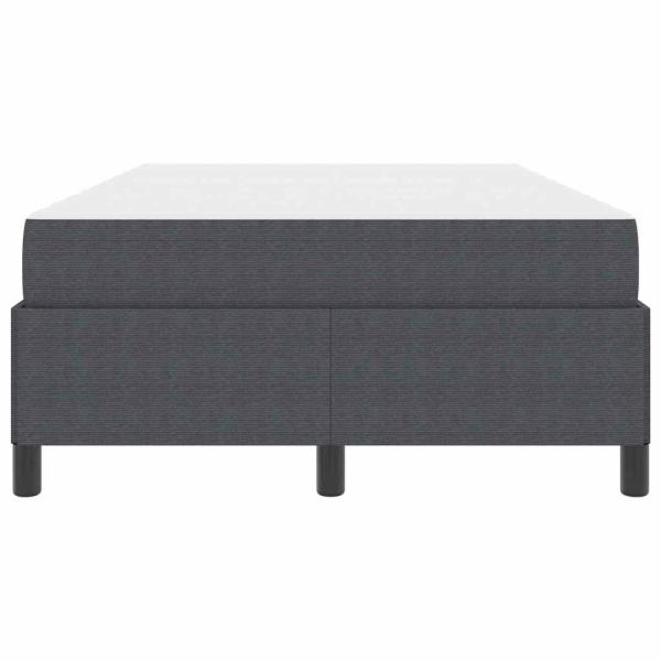 Bettgestell Sonstiges Dunkelgrau 120 x 200 cm Cordstoff