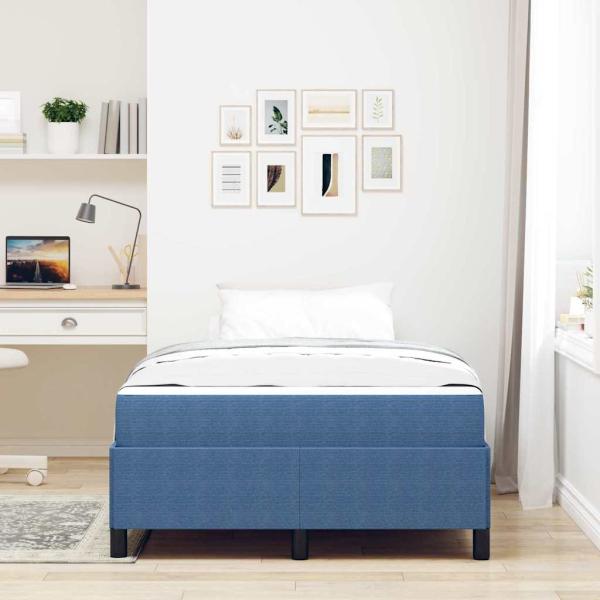 Bettgestell Sonstiges Blau 120 x 200 cm Cordstoff