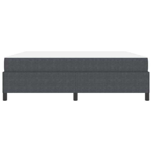 Bettgestell Sonstiges Dunkelgrau 180 x 200 cm Cordstoff