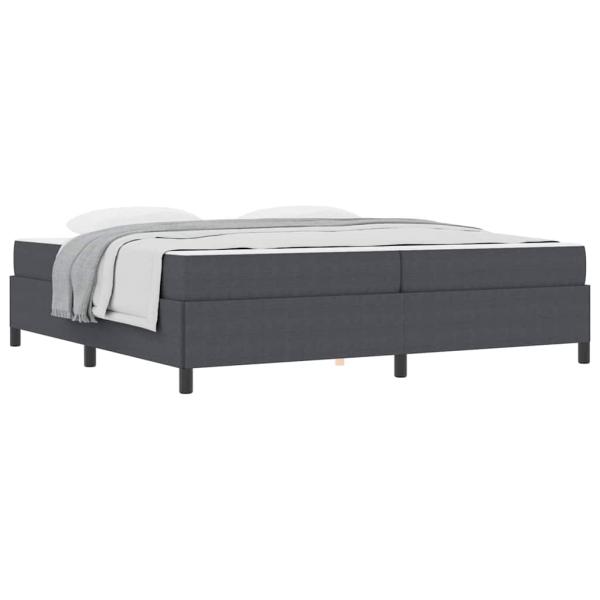 Bettgestell Sonstiges Dunkelgrau 100 x 200 cm Cordstoff