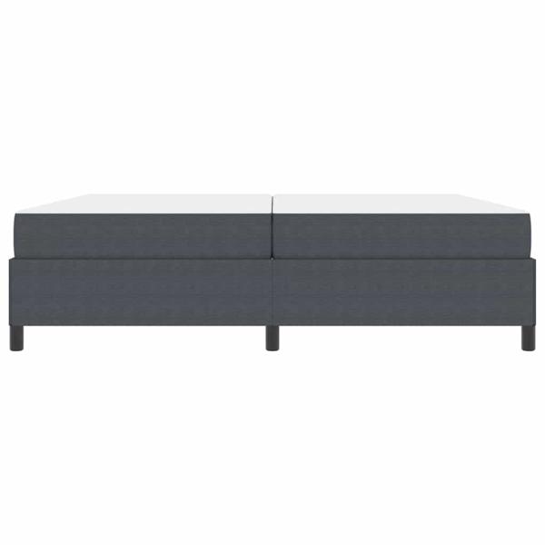 Bettgestell Sonstiges Dunkelgrau 100 x 200 cm Cordstoff