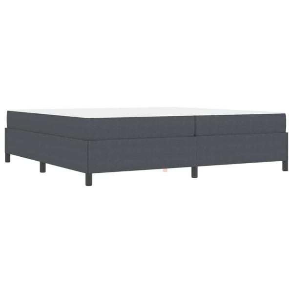 Bettgestell Sonstiges Dunkelgrau 100 x 200 cm Cordstoff