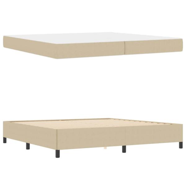 Bettgestell Sonstiges Hellgrün-Grau 100 x 200 cm Cordstoff