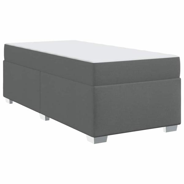 Bettgestell Sonstiges Dunkelgrau 80 x 200 cm Stoff