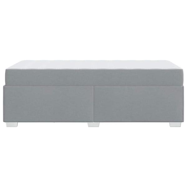 Bettgestell Sonstiges Hellgrau 90 x 190 cm Stoff