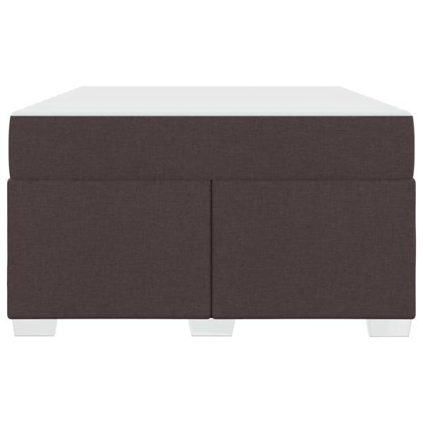 Bettgestell Sonstiges Dunkelbraun 120 x 190 cm Stoff