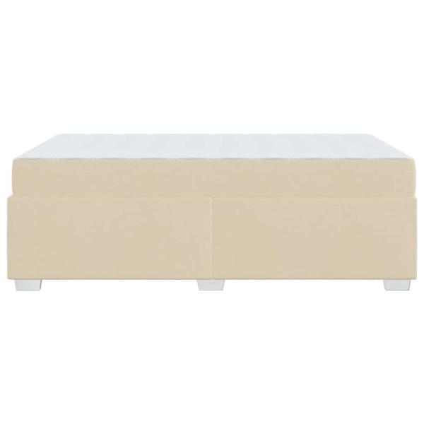 Bettgestell Sonstiges Creme 120 x 190 cm Stoff