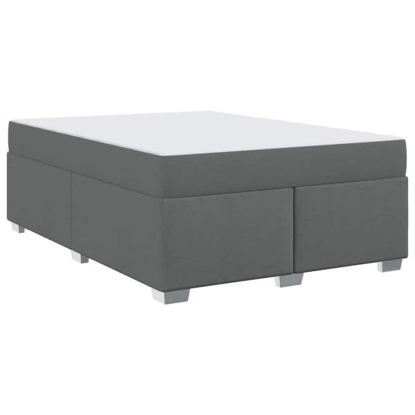 Bettgestell Sonstiges Dunkelgrau 140 x 200 cm Stoff