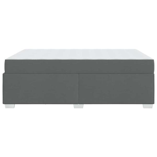 Bettgestell Sonstiges Dunkelgrau 140 x 200 cm Stoff