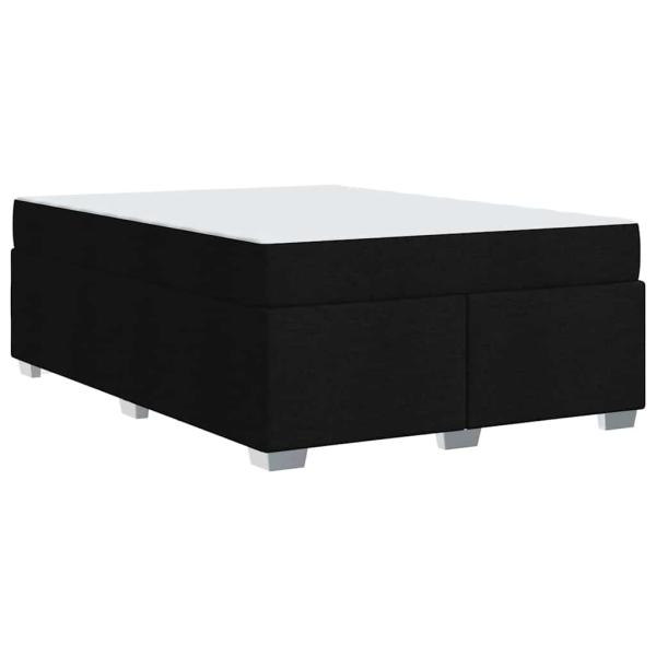 Bettgestell Sonstiges Schwarz 140 x 200 cm Stoff