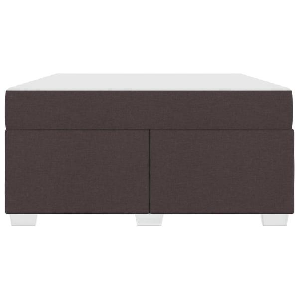 Bettgestell Sonstiges Dunkelbraun 140 x 200 cm Stoff