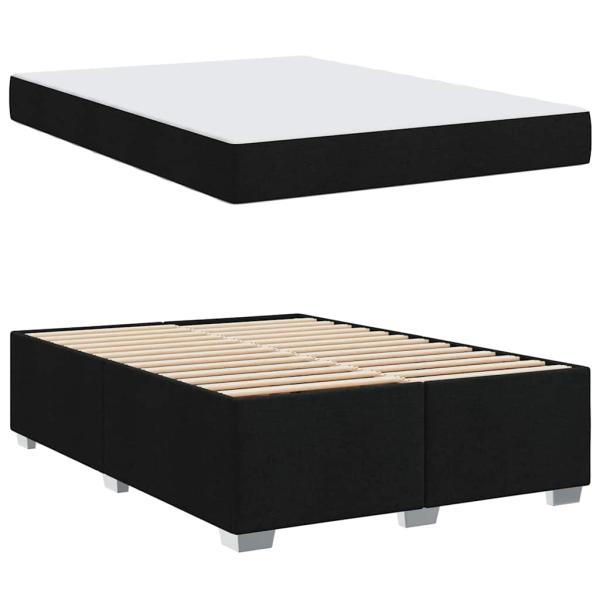 Bettgestell Sonstiges Schwarz 160 x 200 cm Stoff