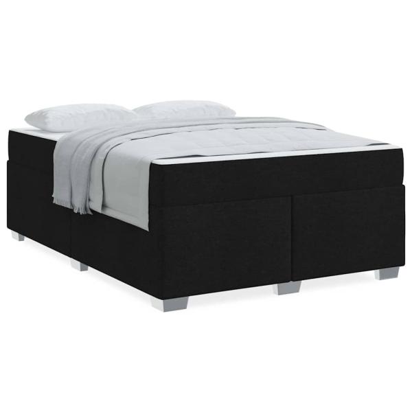 Bettgestell Sonstiges Schwarz 160 x 200 cm Stoff